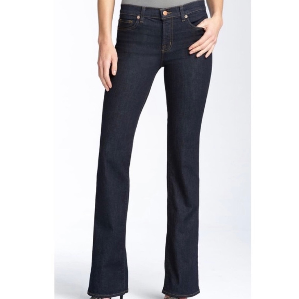J Brand 818 Ink Dark Wash Mid Rise Bootcut Jeans, Size 31